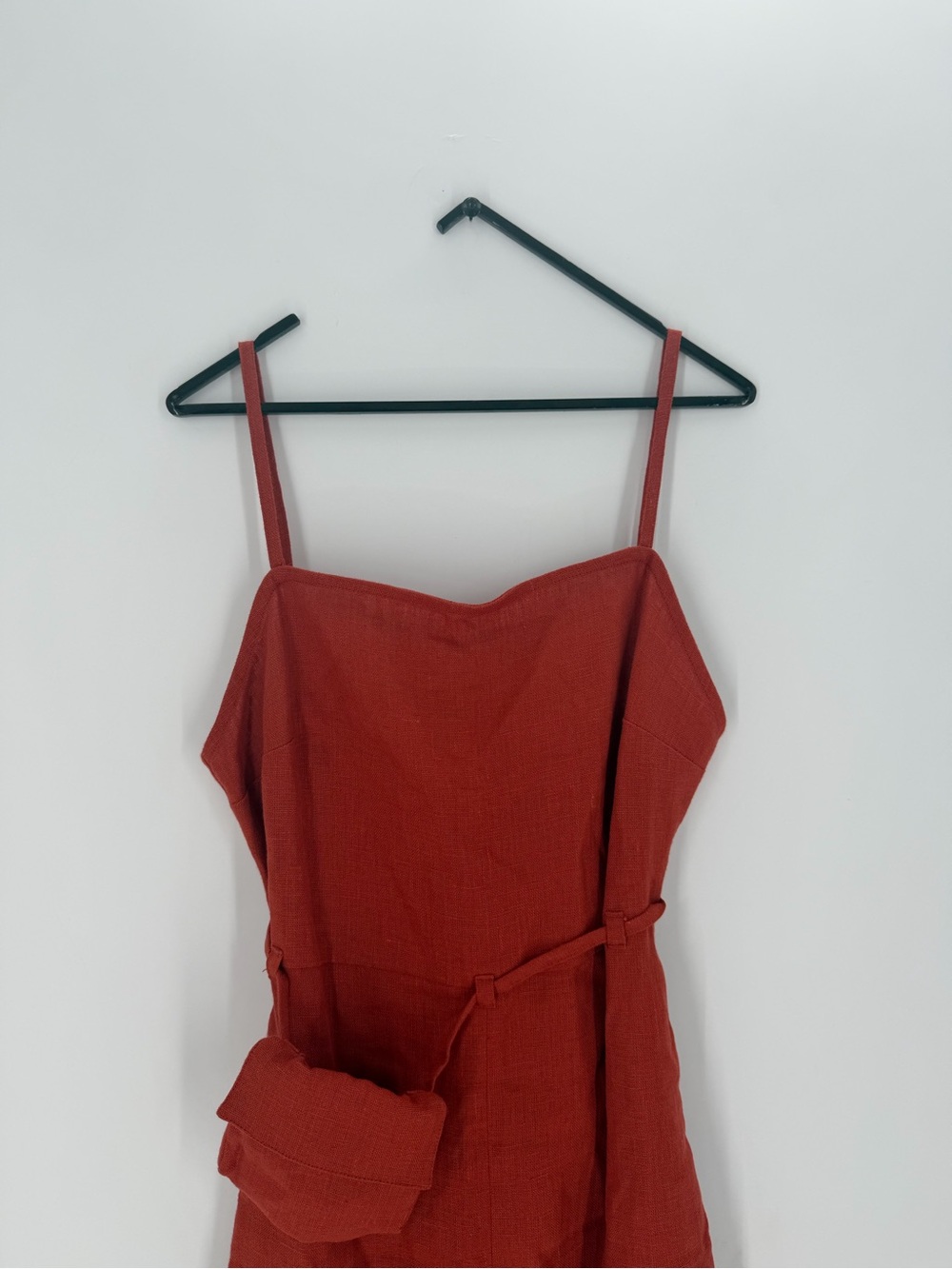 Paloma Wool Museo Midi Dress In Brick
